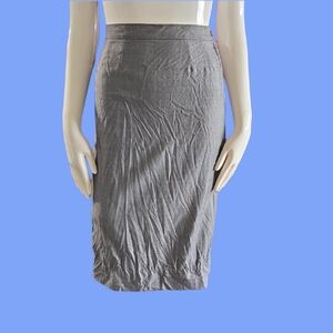 Grey Pencil Skirt